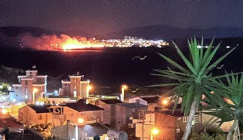 Gece boyunca yanan Çiçek Adası küle döndü