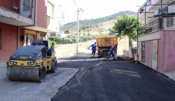 İzmir’de bayramda da yol çalışmaları hız kesmedi