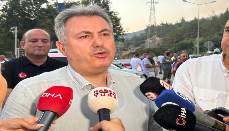 İzmir Valisi Elban: Yangının enerjisi düşmüş durumda