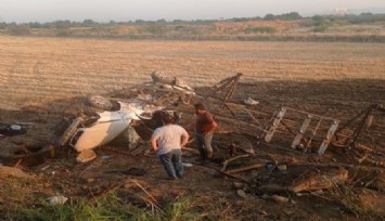 Manisa'da otomobil tarlaya uçtu: 1 kişi hayatını kaybetti