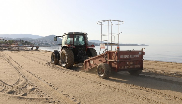 Menderes Plajları Sezona Hazırlanıyor