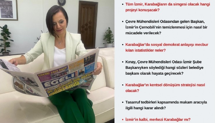 Tüm İzmir Karabağların simgesi olacak hangi projeyi konuşacak? Başkan Kınay Egeli Gazete’ye açıkladı