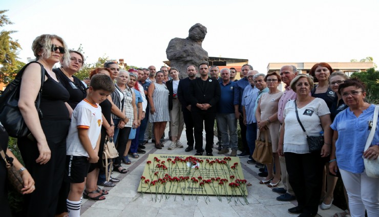 Bornova’da duygu dolu Srebrenica anması