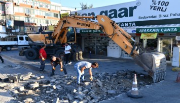 Çiğli'nin simgesi kasaplar meydanı yenileniyor