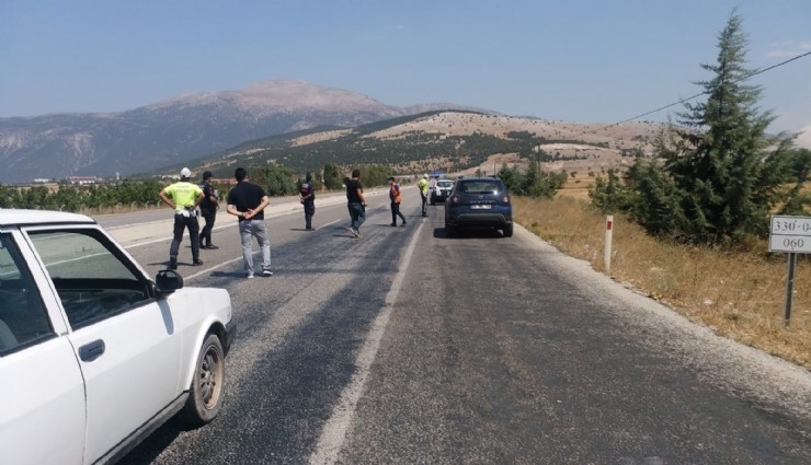 Denizli -Antalya karayolu çift yönlü trafiğe kapatıldı