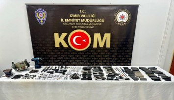 İzmir'de kaçak silah imalathanesine operasyon: 1 gözaltı