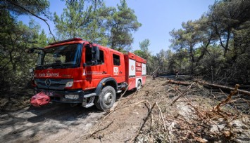 İzmir İtfaiyesi orman yangınlarına karşı 7 gün 24 saat nöbette