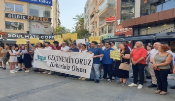 İzmirli gazeteciler yürüdü: Geçinemiyoruz haberiniz olsun