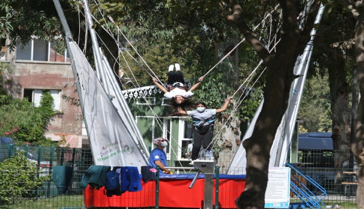 Macera Parkı ve Pump Track Bisiklet Parkuru yazın gözdesi oldu