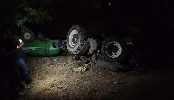 Manisa'da traktörün altında kalan çiftçi öldü