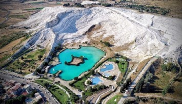 Pamukkale’de termal su debisi 30 yılda 3’te 2 azaldı