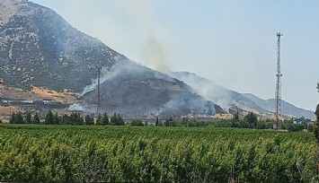 Selçuk’taki orman yangınına havadan müdahale