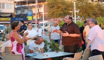 Başkan Çiçek, gece pazarı esnafını dinledi