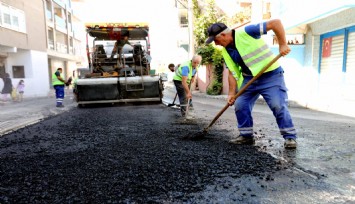 Bayraklı'da yollar yenileniyor