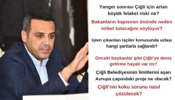 Çiğli Belediye Başkanı Onur Emrah Yıldız'dan  Egeli Gazete ve Egeli TV’ye önemli açıklamalar