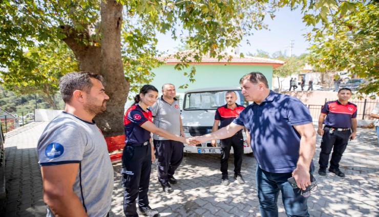 İtfaiye ekipleri Yamanlar Köyü'ne konuşlandırıldı