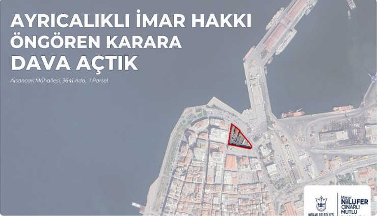 İzmir’in merkezindeki Sit alanında ayrıcalıklı imarı Konak Belediyesi yargıya taşıdı