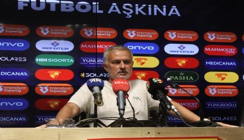 Jose Mourinho: 'Türk futboluna adapte olmam gerekiyor'