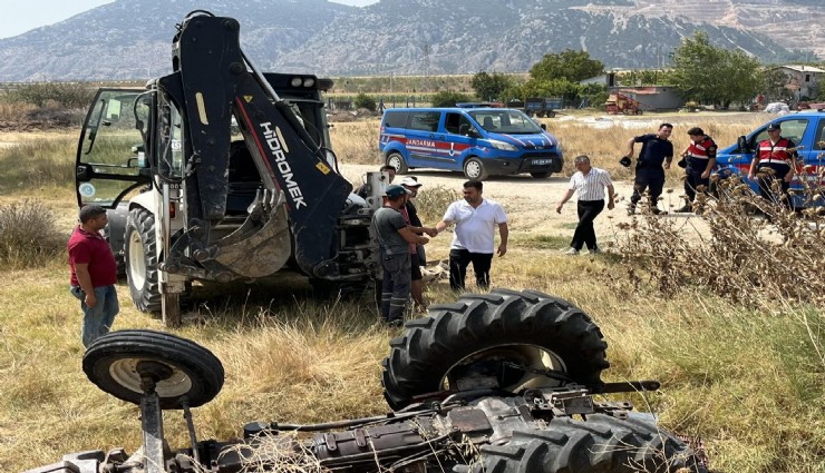 Manisa'da can alan traktör kazası: 1 kişi hayatını kaybetti