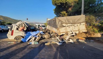 Manisa'da korkunç kaza: 4 kişi hayatını kaybetti, 3 kişi ağır yaralı