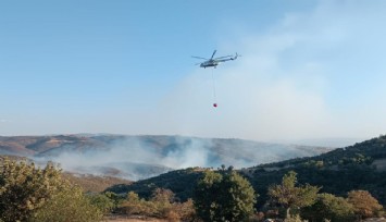 Uşak Eşme'de iki farklı noktada yangın