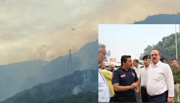 Vali Canbolat: Aydın’daki yangın hızla yayılmaya devam ediyor, İzmir, Manisa ve Denizli’den takviye ekipler yolda