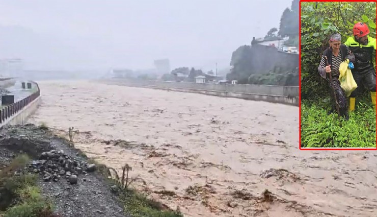 Artvin’de şiddetli yağış sel ve taşkınlara neden oldu