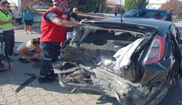 Balıkesir’de zincirleme trafik kazası: 4 yaralı