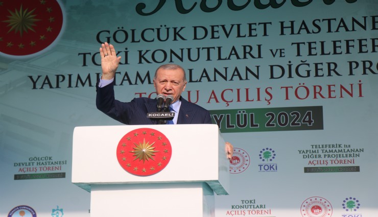 Erdoğan: Şu an İzmir Körfezi'nin yaşadığı pislik İzmit'te olmayacak