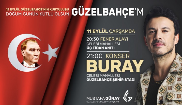 Güzelbahçe’de Buray rüzgarı esecek