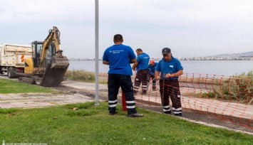 Kordon’da deniz taşkınlarına önlem