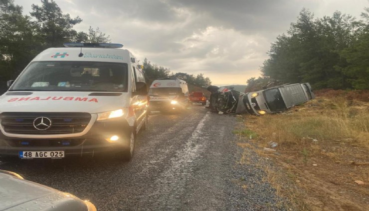 Muğla'da iki kaza: 1 can kaybı, 14 yaralı