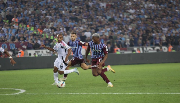 Trabzonspor, Beşiktaş ile 1-1 berabere kaldı